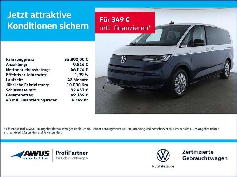 Second-hand VW Multivan 204 CP (150 kW) 2025 Alb Monovolum