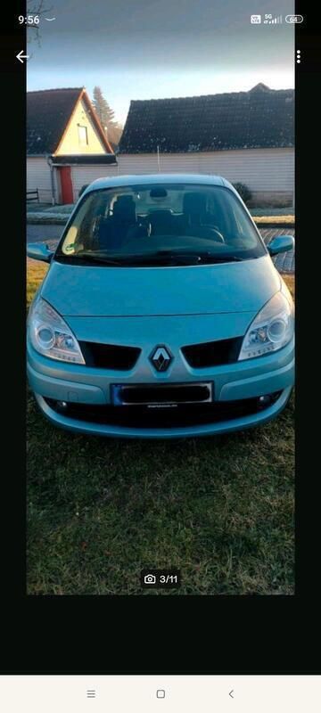 Blau Gebraucht 2008 Renault Scénic II Van / Kleinbus | 2.000 € (Guter Preis) - Bild 1/4