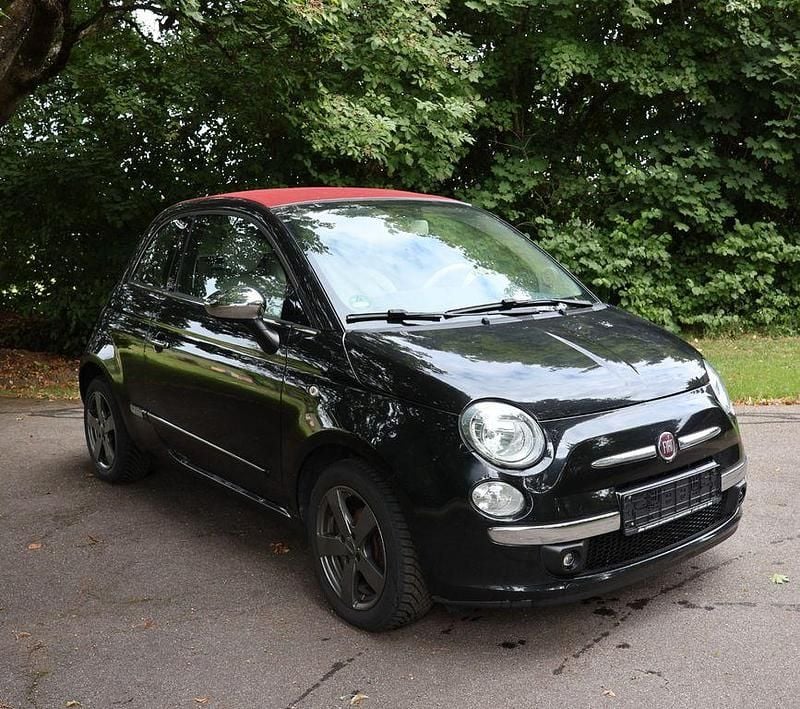 Schwarz Gebraucht 2014 Fiat 500C Lounge Cabrio | 4.990 € (Guter Preis) - Bild 1/4