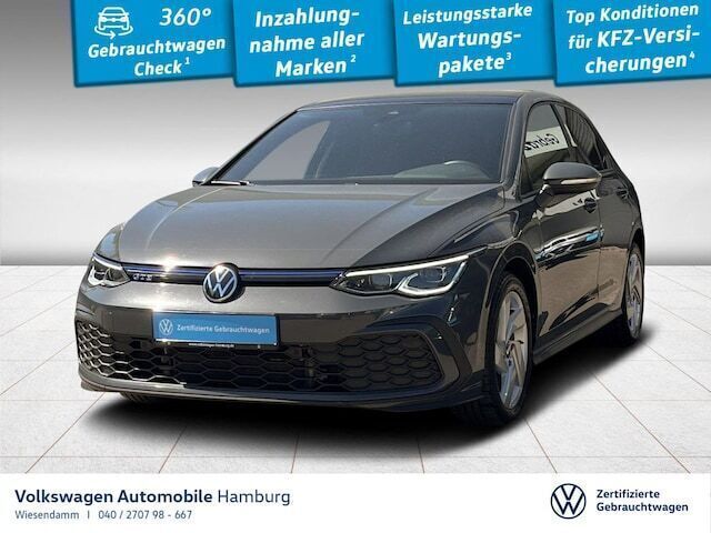 Delfingrau metallic (metallic) Gebraucht 2020 VW Golf VIII GTE Limousine | 24.750 € (Etwas zu teuer) - Bild 1/3