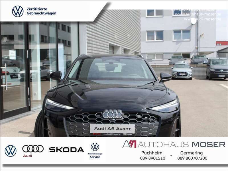 Mythosschwarz metallic Neu 2025 Audi A6 Sport Kombi | 58.940 € (Superpreis) - Bild 1/4