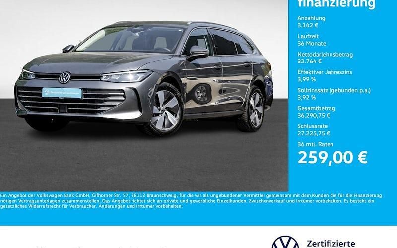 Grau Gebraucht 2024 VW Passat Business Kombi | 35.906 € (Superpreis) - Bild 1/4