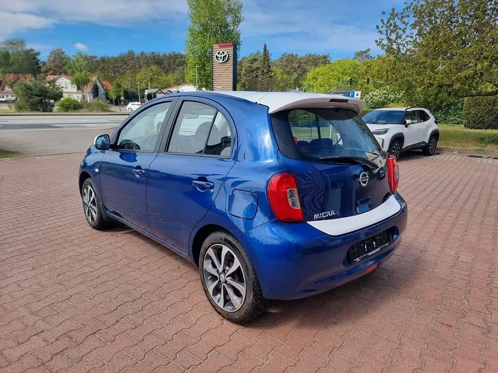 Gebraucht Nissan Micra Acenta 80 PS (58 kW) 2015 Blau Kleinwagen