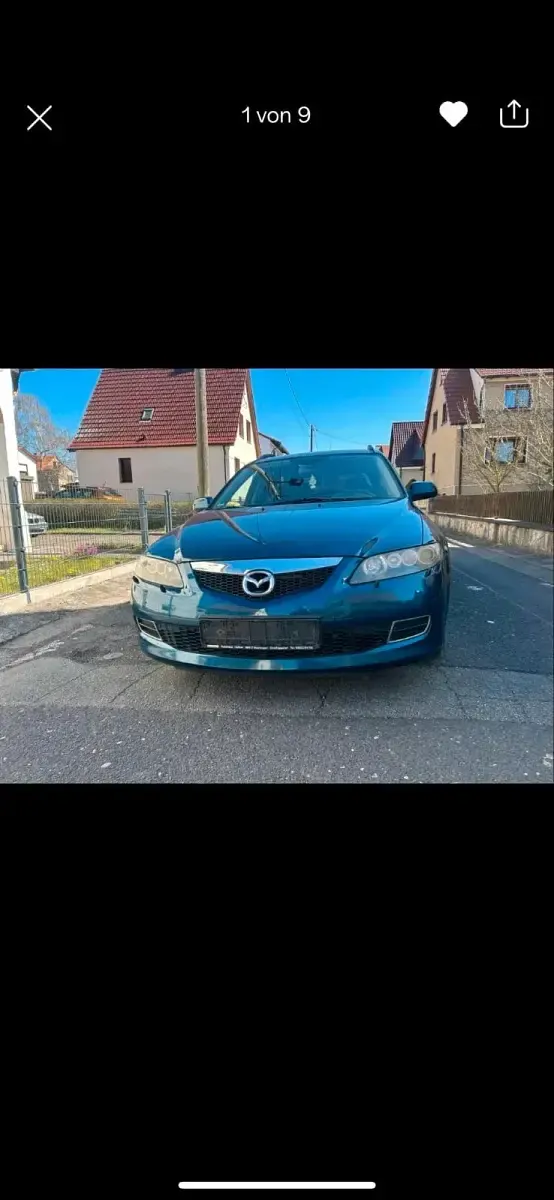 Gebraucht Mazda 6 120 PS (88 kW) 2008 Blau Kombi