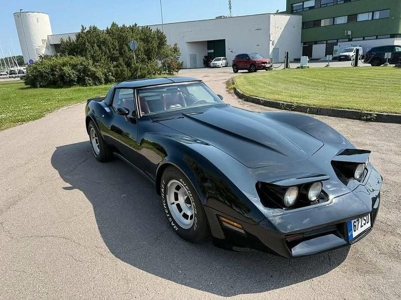 Usata Corvette C3 207 CV (152 kW) 1981 Nero Cabrio