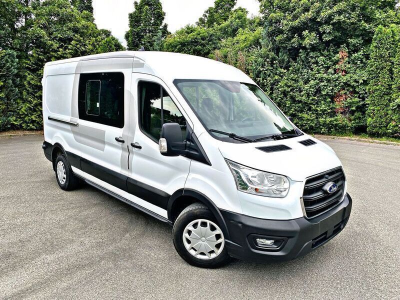 Weiß Gebraucht 2019 Ford Transit Trend Van / Kleinbus | 21.499 € (Etwas zu teuer) - Bild 1/4