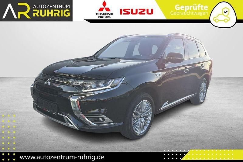 Schwarz Gebraucht 2020 Mitsubishi Outlander P-HEV Top SUV | 25.990 € (Fairer Preis) - Bild 1/4