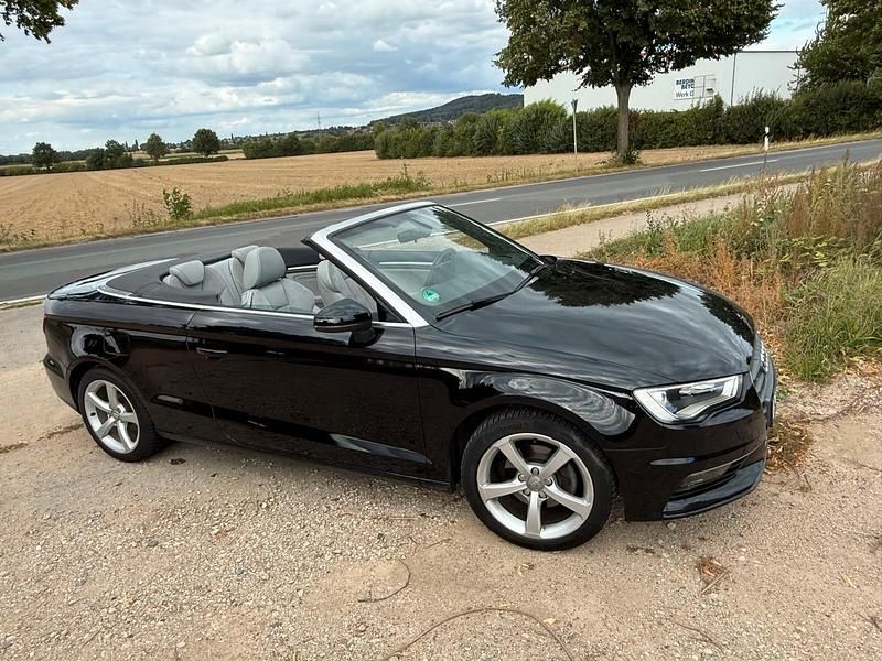 Schwarz Gebraucht 2015 Audi A3 Cabriolet S-Line Cabrio | 14.900 € (Fairer Preis) - Bild 1/4