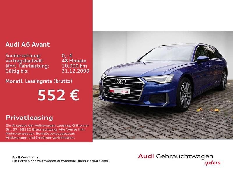 Gebraucht Audi A6 S-Line 299 PS (219 kW) 2022 Ultrablau metallic Kombi