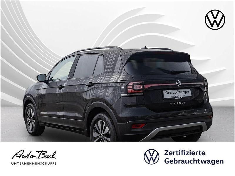 Gebraucht VW T-Cross Move 95 PS (69 kW) 2023 Deep black perleffekt SUV