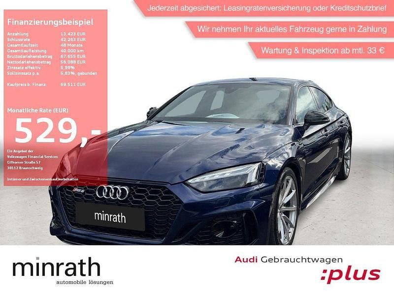 Navarrablau metallic Gebraucht 2024 Audi RS5 Sportback Ambiente Limousine | 69.511 € (Fairer Preis) - Bild 1/4
