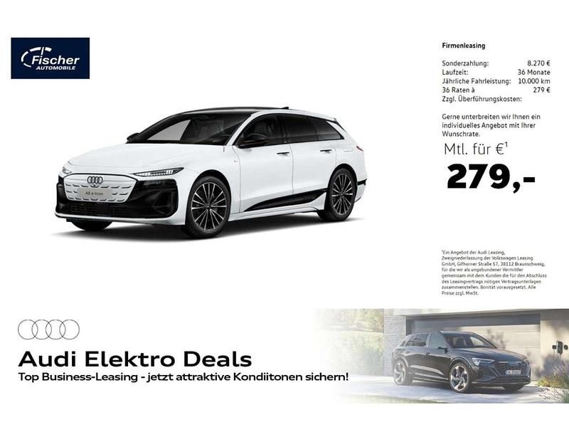 Gletscherweiß metallic Neu 2025 Audi A6 e-tron S-Line Kombi | 76.980 € (Superpreis) - Bild 1/4