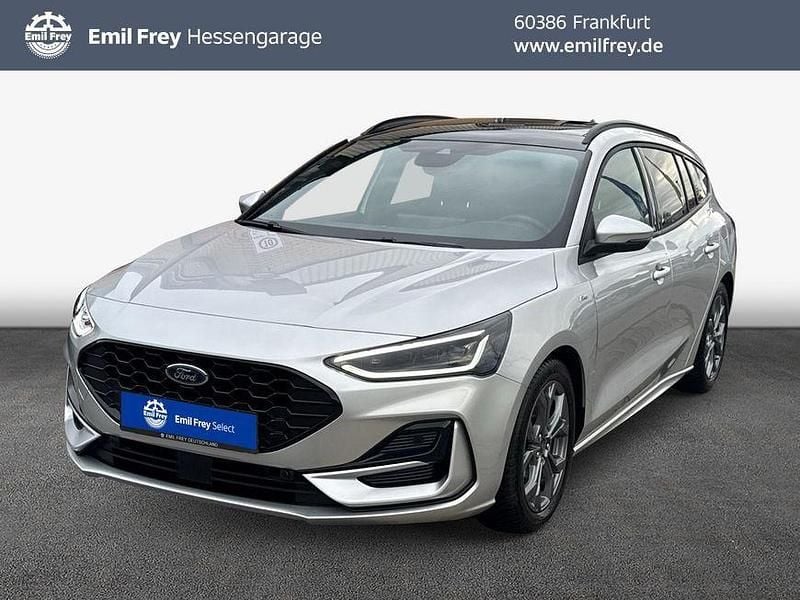 Moondust silber metallic Gebraucht 2023 Ford Focus ST-Line Kombi | 20.950 € (Superpreis) - Bild 1/4