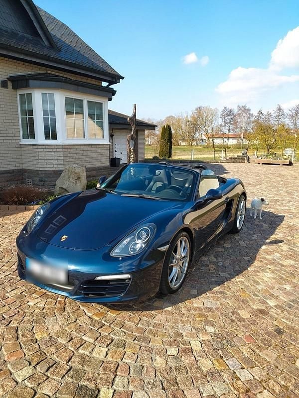 Blau Gebraucht 2014 Porsche Boxster Cabrio | 35.000 € (Fairer Preis) - Bild 1/4
