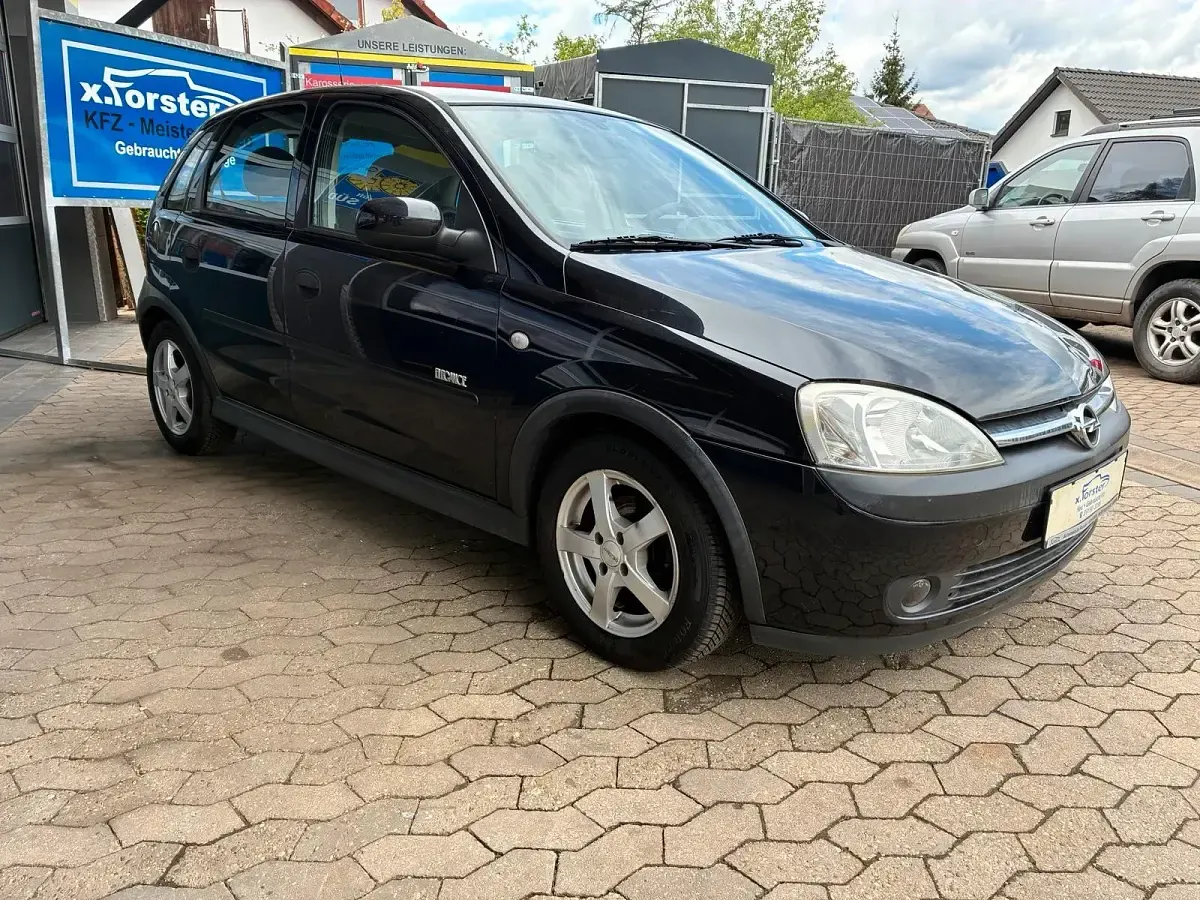 Gebraucht Opel Corsa Elegance 75 PS (55 kW) 2003 Schwarz Kleinwagen