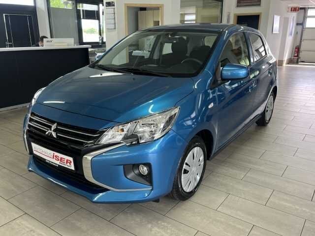 Neu Mitsubishi Space Star Plus 71 PS (52 kW) 2025 Blau metallic Limousine