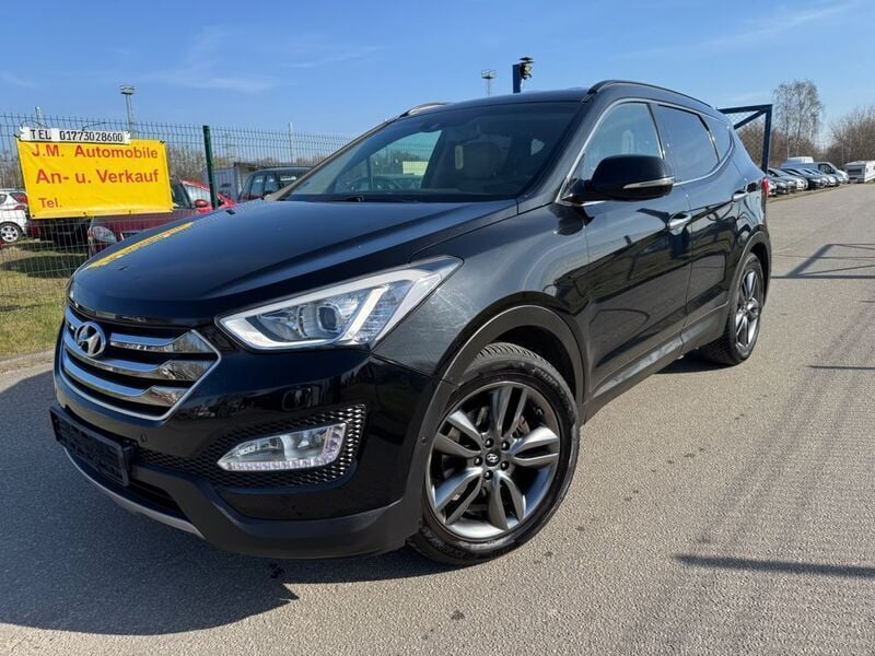 Schwarz Gebraucht 2015 Hyundai Santa Fe Style SUV | 12.380 € (Superpreis) - Bild 1/4