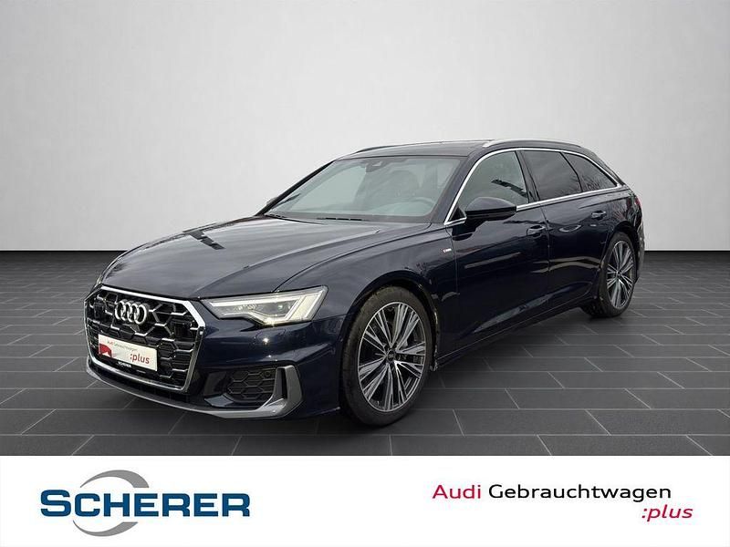 Firmamentblau metallic (metallic) Gebraucht 2024 Audi A6 Ambiente Kombi | 48.900 € (Teuer) - Bild 1/4