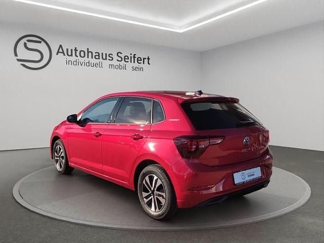 Nowe VW Polo 95 KM (69 kW) 2025 Czerwony Sedan/Limuzyna