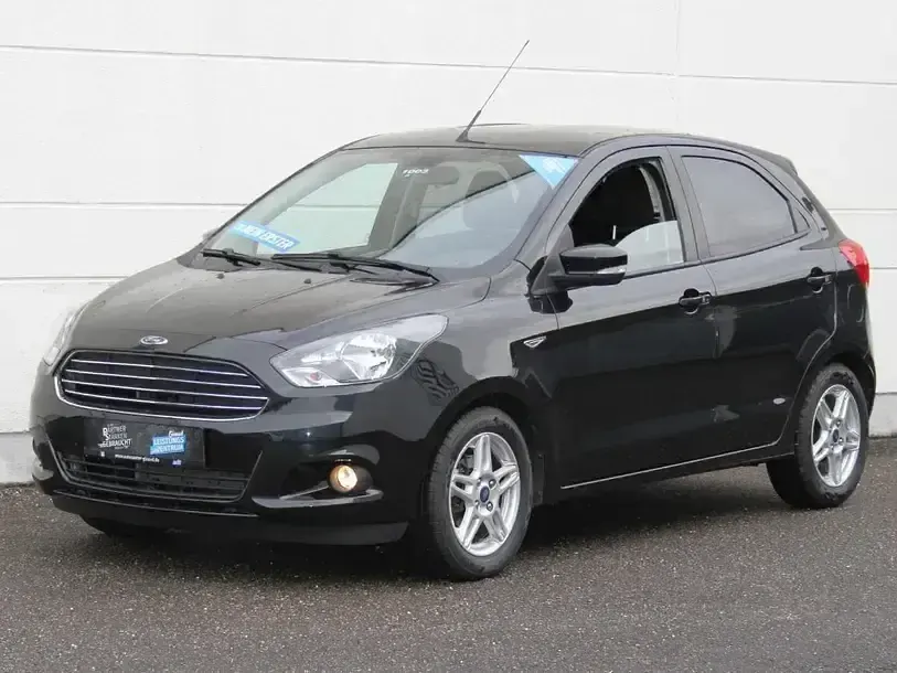 Gebraucht Ford Ka Plus Cool & Sound Edition 86 PS (63 kW) 2017 Schwarz Kleinwagen