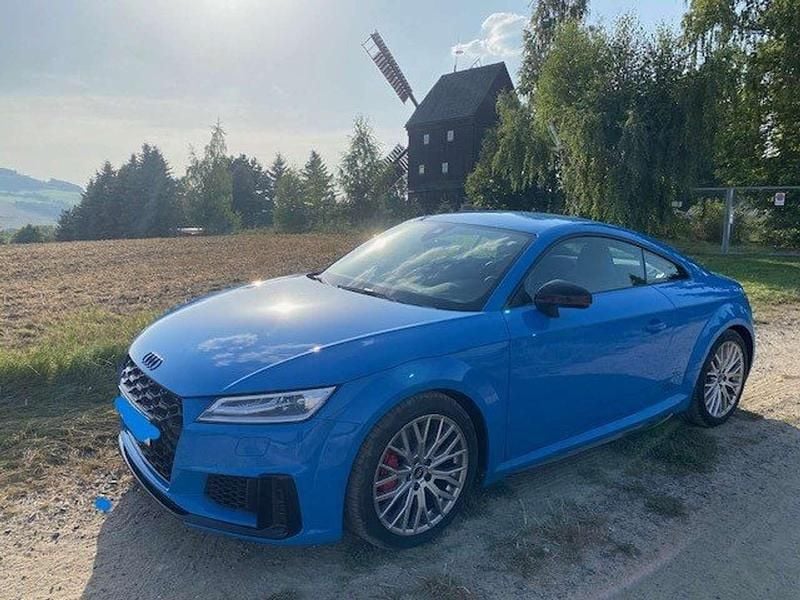 Blau Gebraucht 2021 Audi TTS Coupé | 37.700 € (Superpreis) - Bild 1/4
