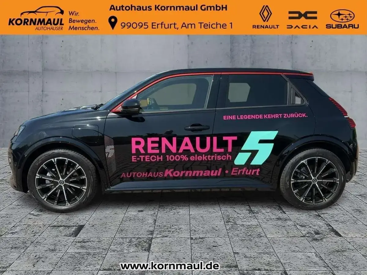 Gebraucht Renault R5 Iconic 110 kW (150 PS) 2024 Black pearlschwarz Kleinwagen