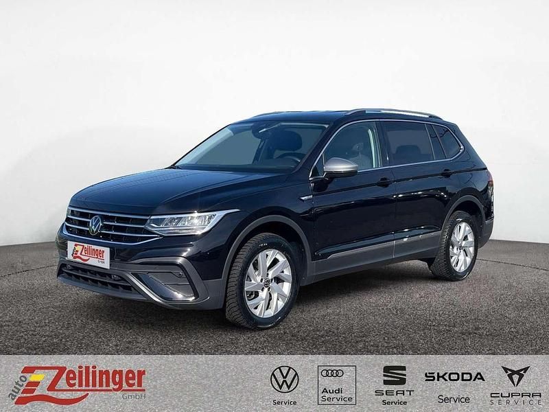 Schwarz Gebraucht 2024 VW Tiguan Allspace S SUV | 34.470 € (Superpreis) - Bild 1/4