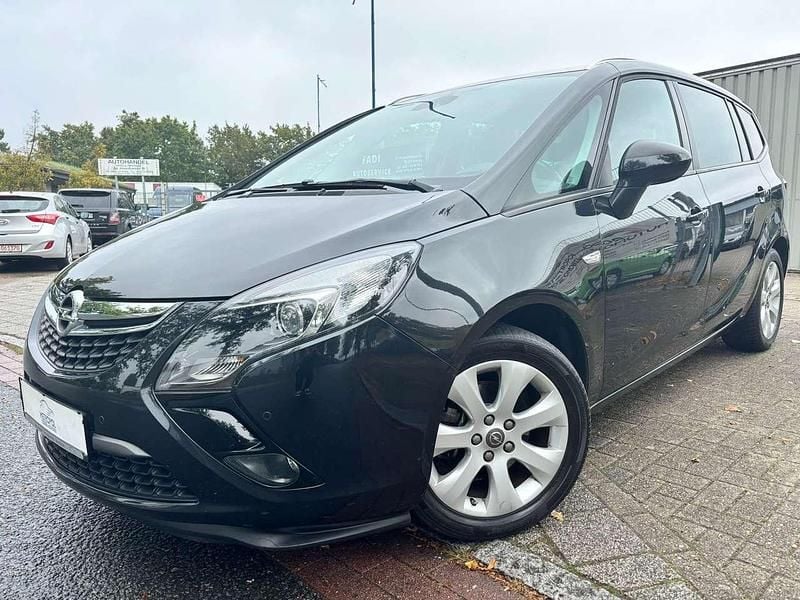 Schwarz Gebraucht 2014 Opel Zafira Tourer Style Van / Kleinbus | 6.490 € (Superpreis) - Bild 1/4