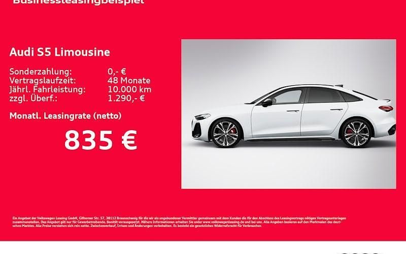 Weiß Neu 2025 Audi S5 Ambiente Limousine | 87.689 € - Bild 1/4