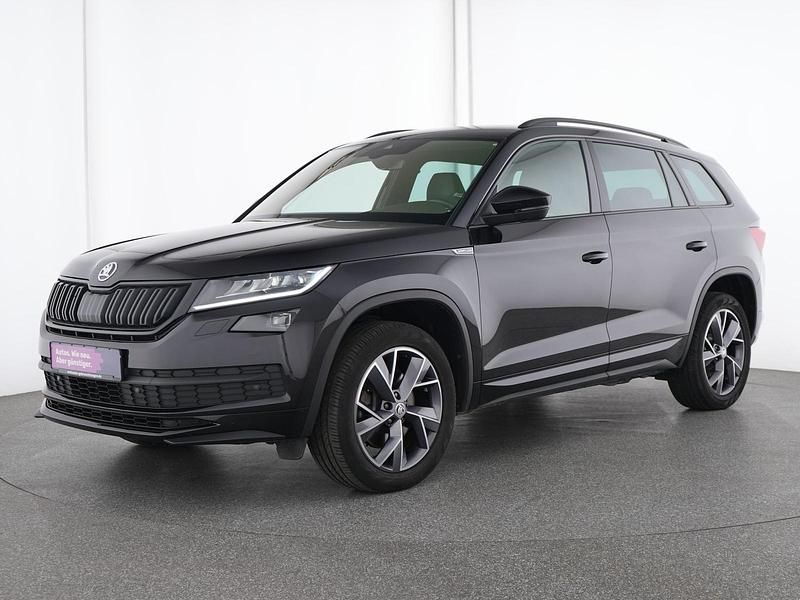 Schwarz Gebraucht 2021 Skoda Kodiaq Business Line SUV | 34.603 € (Fairer Preis) - Bild 1/4