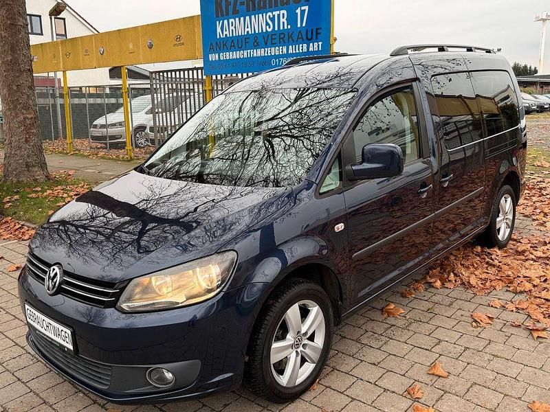 Blau Gebraucht 2013 VW Caddy Maxi Comfortline Van / Kleinbus | 13.349 € (Fairer Preis) - Bild 1/4