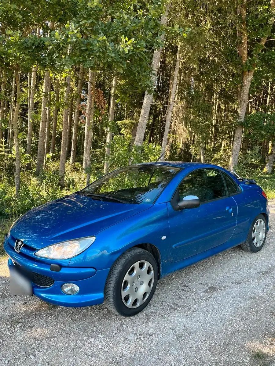 Gebraucht Peugeot 206 CC 136 PS (100 kW) 2004 Blau Cabrio