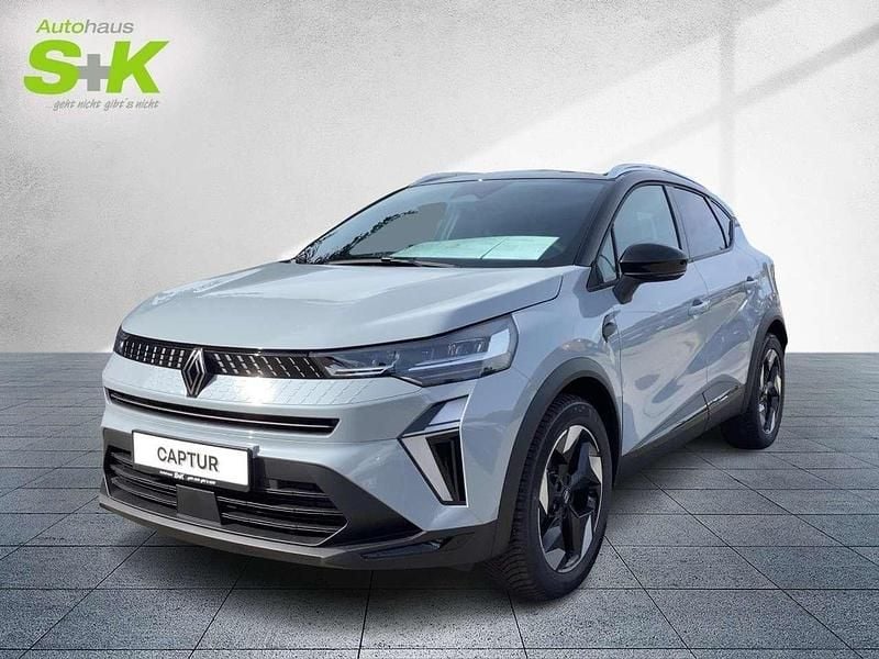 Neu Renault Captur Techno 101 PS (74 kW) 2025 Rafalgrau metallic, black pearlschwarz metallic (grau) SUV