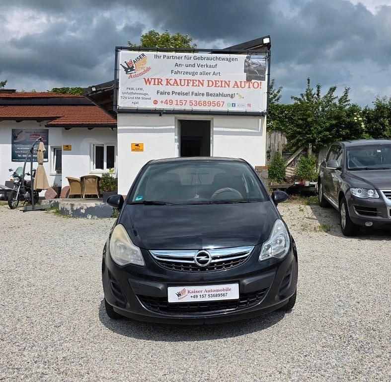 Gebraucht Opel Corsa Edition 69 PS (50 kW) 2013 Schwarz Kleinwagen