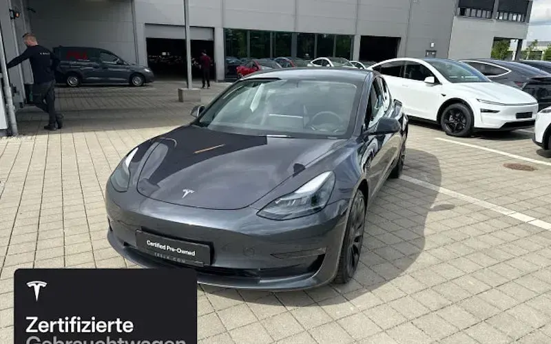 Occasion Tesla Model 3 Performance 377 kW (513 PK) 2023 Zilver Sedan