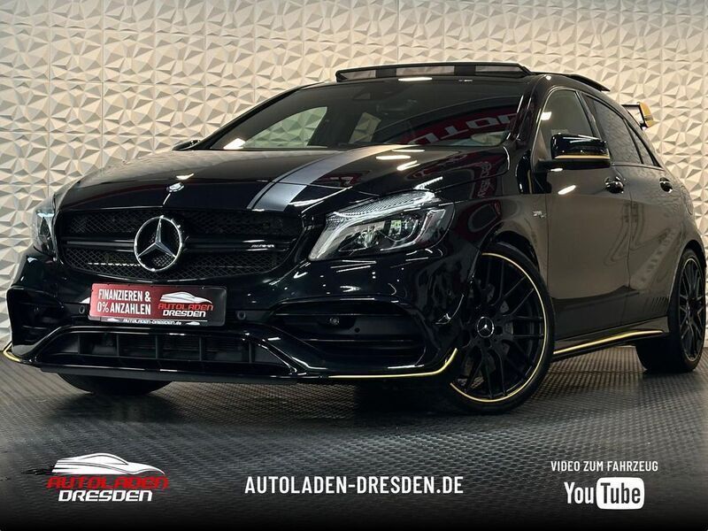 Schwarz Gebraucht 2017 Mercedes A45 AMG AMG Limousine | 34.999 € (Teuer) - Bild 1/4