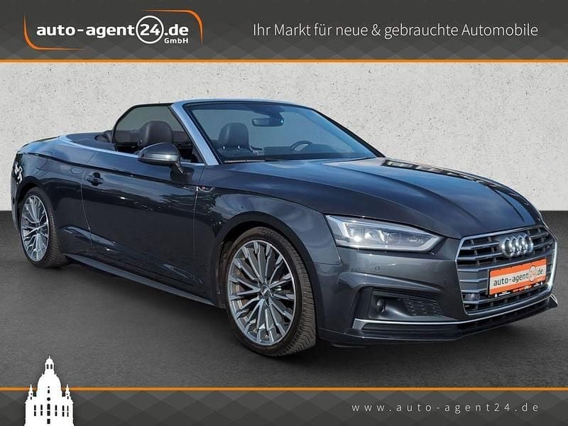 Manhattangrau metallic Gebraucht 2018 Audi A5 Cabriolet S-Line Cabrio | 27.990 € (Fairer Preis) - Bild 1/4