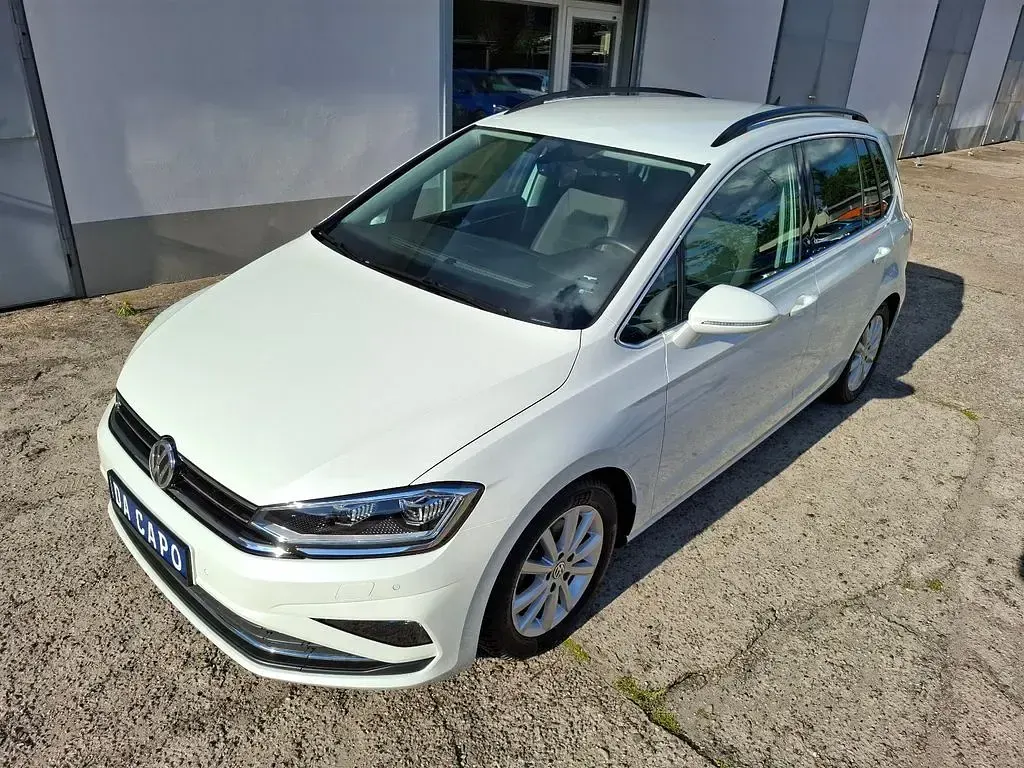Gebraucht VW Golf Sportsvan Highline 131 PS (96 kW) 2018 Weiß Van / Kleinbus