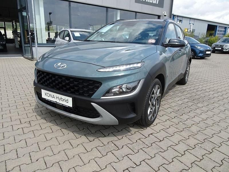 Blau Gebraucht 2021 Hyundai Kona Trend SUV | 20.900 € (Fairer Preis) - Bild 1/4