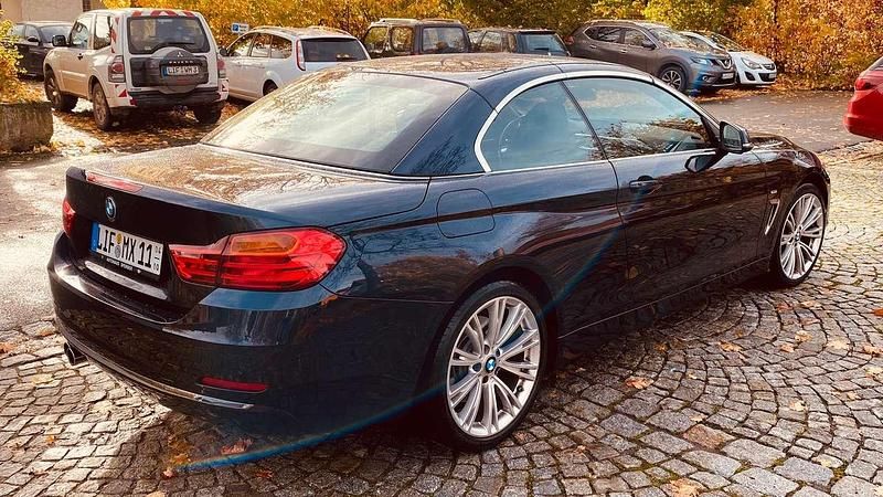 Gebraucht BMW 435 Luxury Line 313 PS (230 kW) 2015 Blau Cabrio