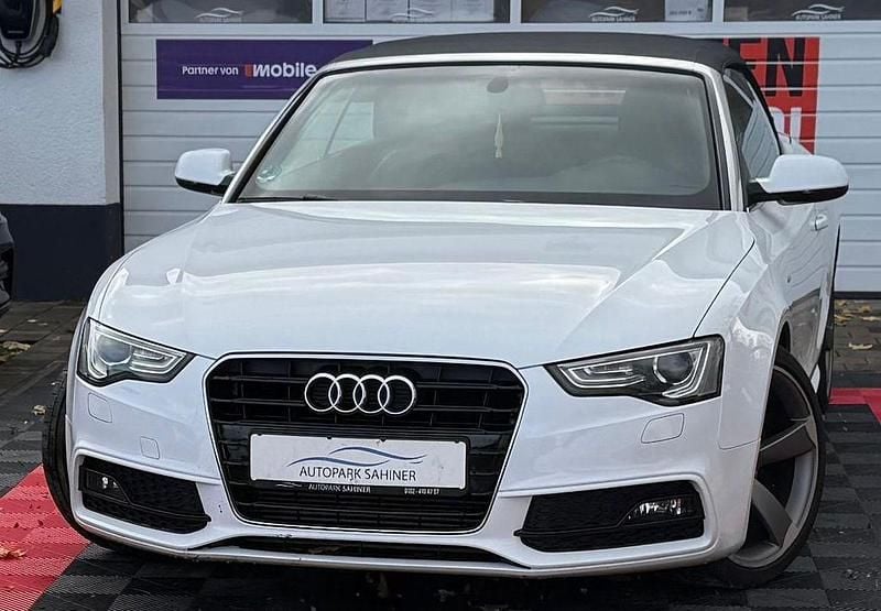 Weiß Gebraucht 2012 Audi A5 Cabriolet S-Line Cabrio | 9.699 € (Guter Preis) - Bild 1/4