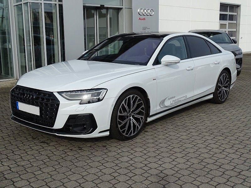 Gebraucht Audi A8 S-line plus 286 PS (210 kW) 2023 Gletscherweiß metallic (metallic) Limousine