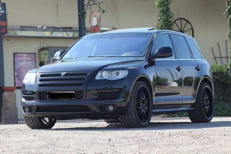 Schwarz Gebraucht 2007 VW Touareg Individual SUV | 4.300 € (Superpreis) - Bild 1/4