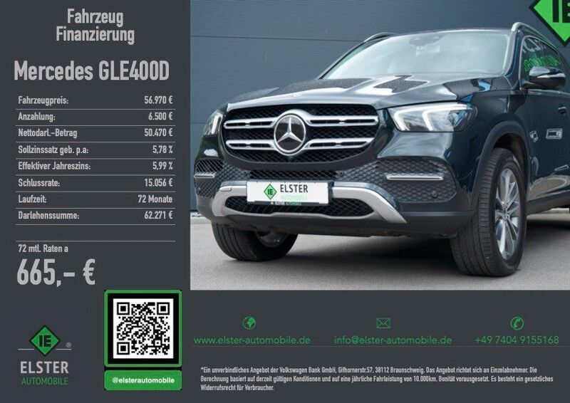 Grün Gebraucht 2020 Mercedes GLE400 SUV | 54.990 € (Superpreis) - Bild 1/4