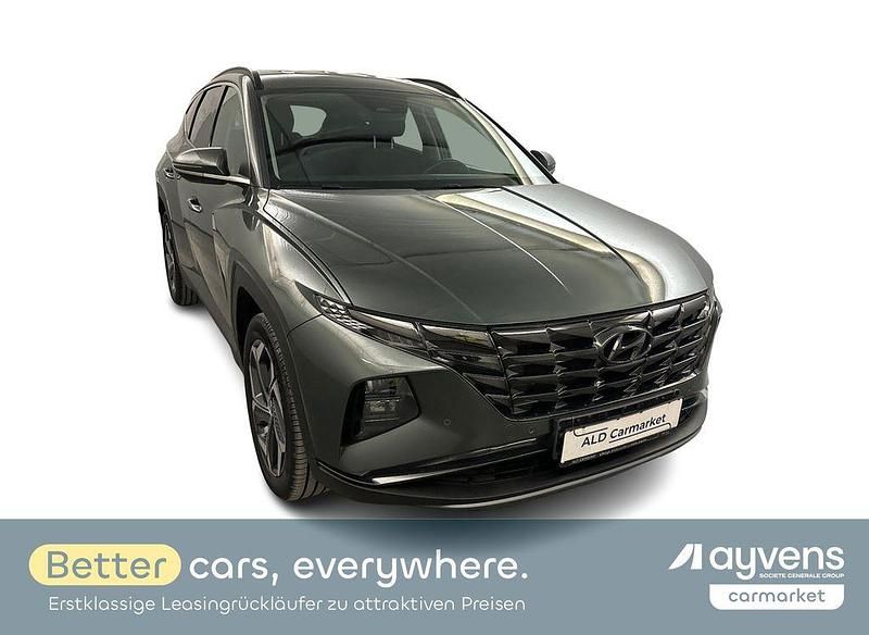 Lackierung: amazon grey Gebraucht 2022 Hyundai Tucson Trend SUV | 24.980 € (Superpreis) - Bild 1/4