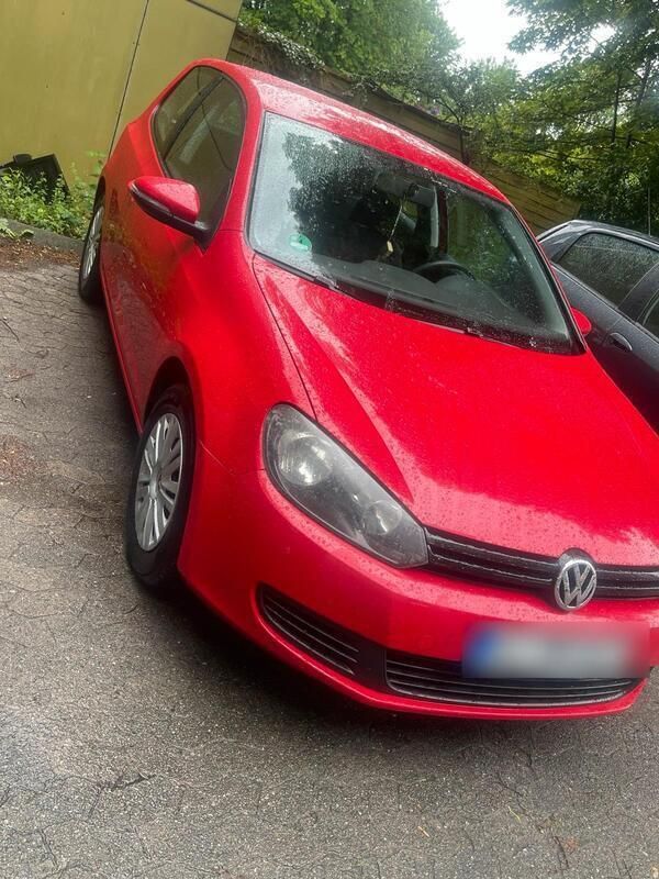 Rot Gebraucht 2009 VW Golf VI Limousine | 6.250 € (Fairer Preis) - Bild 1/4