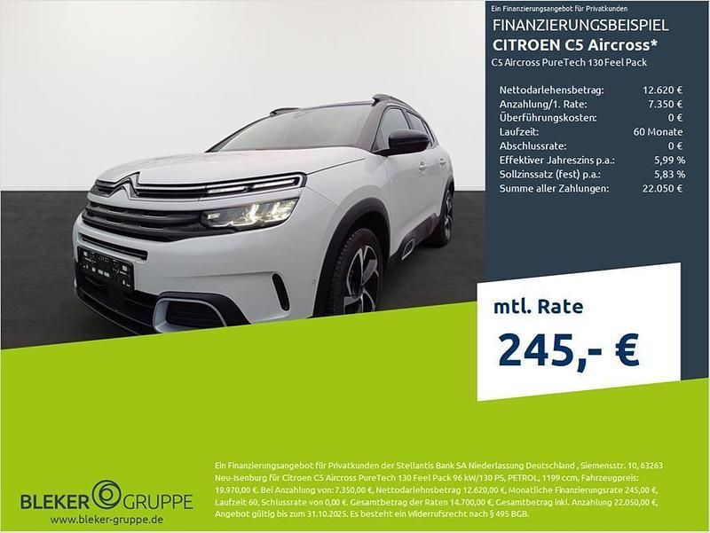 Perlmutt weiß Gebraucht 2022 Citroën C5 Aircross Feel SUV | 17.280 € (Guter Preis) - Bild 1/3