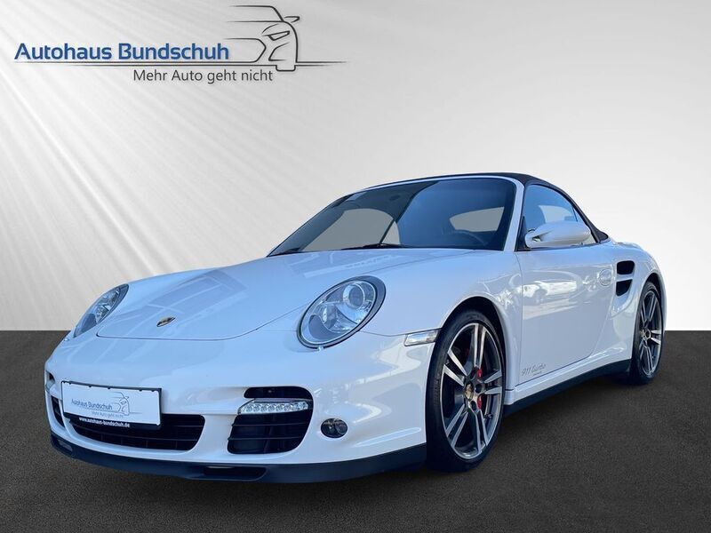 Weiß Gebraucht 2008 Porsche 911 Turbo Cabriolet Cabrio | 74.990 € - Bild 1/4
