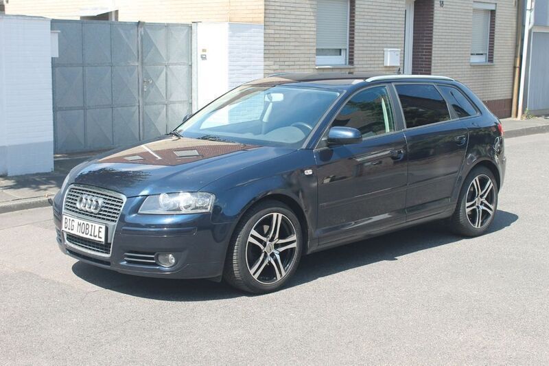 Blau Gebraucht 2008 Audi A3 Sportback Ambition Kleinwagen | 3.990 € (Fairer Preis) - Bild 1/4
