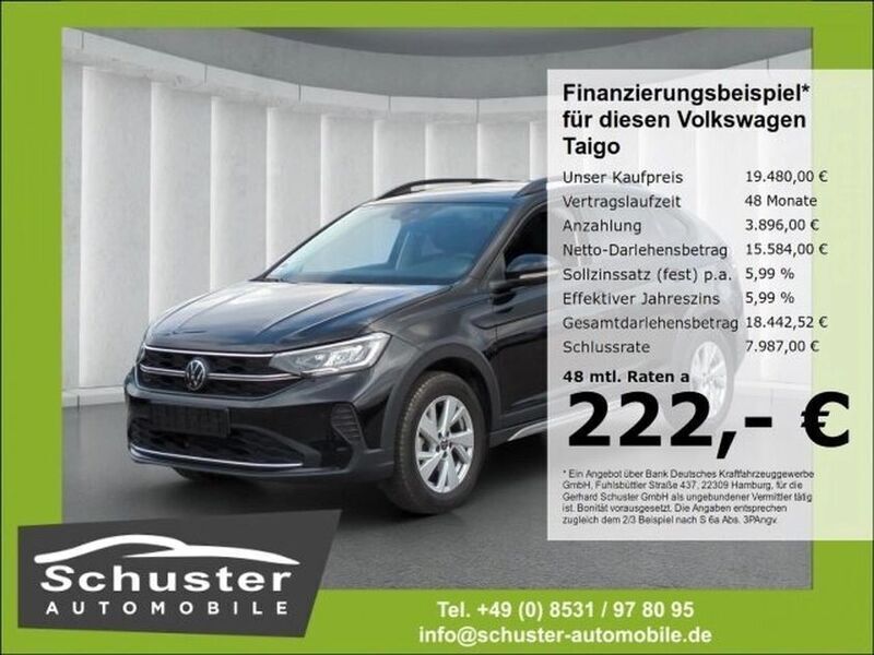 Schwarz Gebraucht 2024 VW Taigo Life SUV | 21.249 € (Fairer Preis) - Bild 1/4